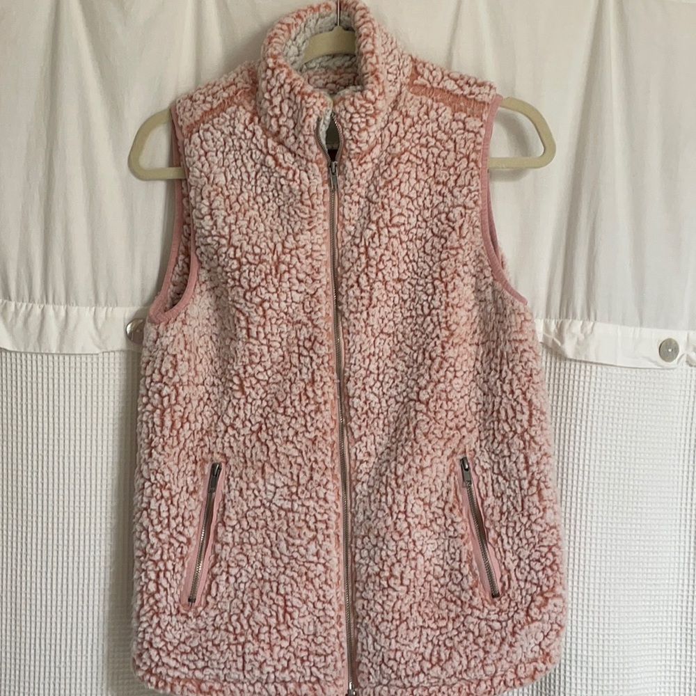 Soft Pink Faux Fur Vest